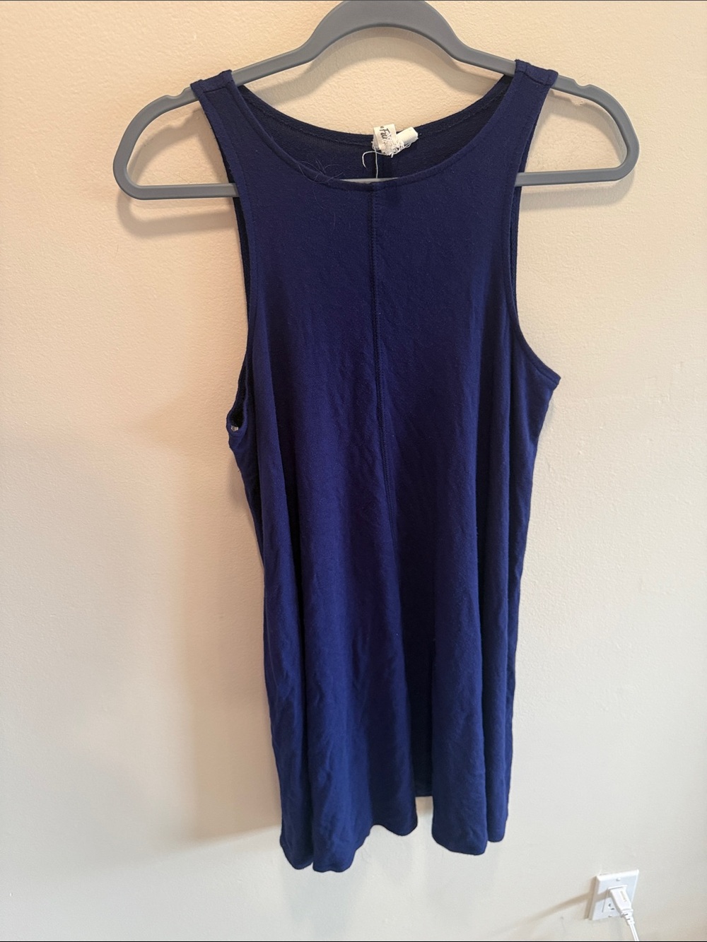 Sleeveless Navy Tank Top Dress